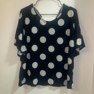 Polka-dot blouse